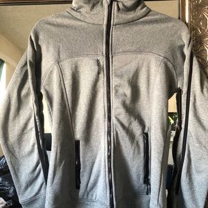 Reebok turtle neck zip up sweater